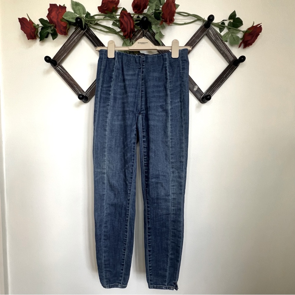 Pilcro and the Letterpress Indigo Jegging Jeans